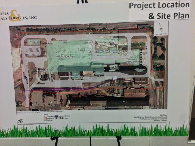 Site Plan for the Proposed Pier 15 Waste-to-Energy Plant