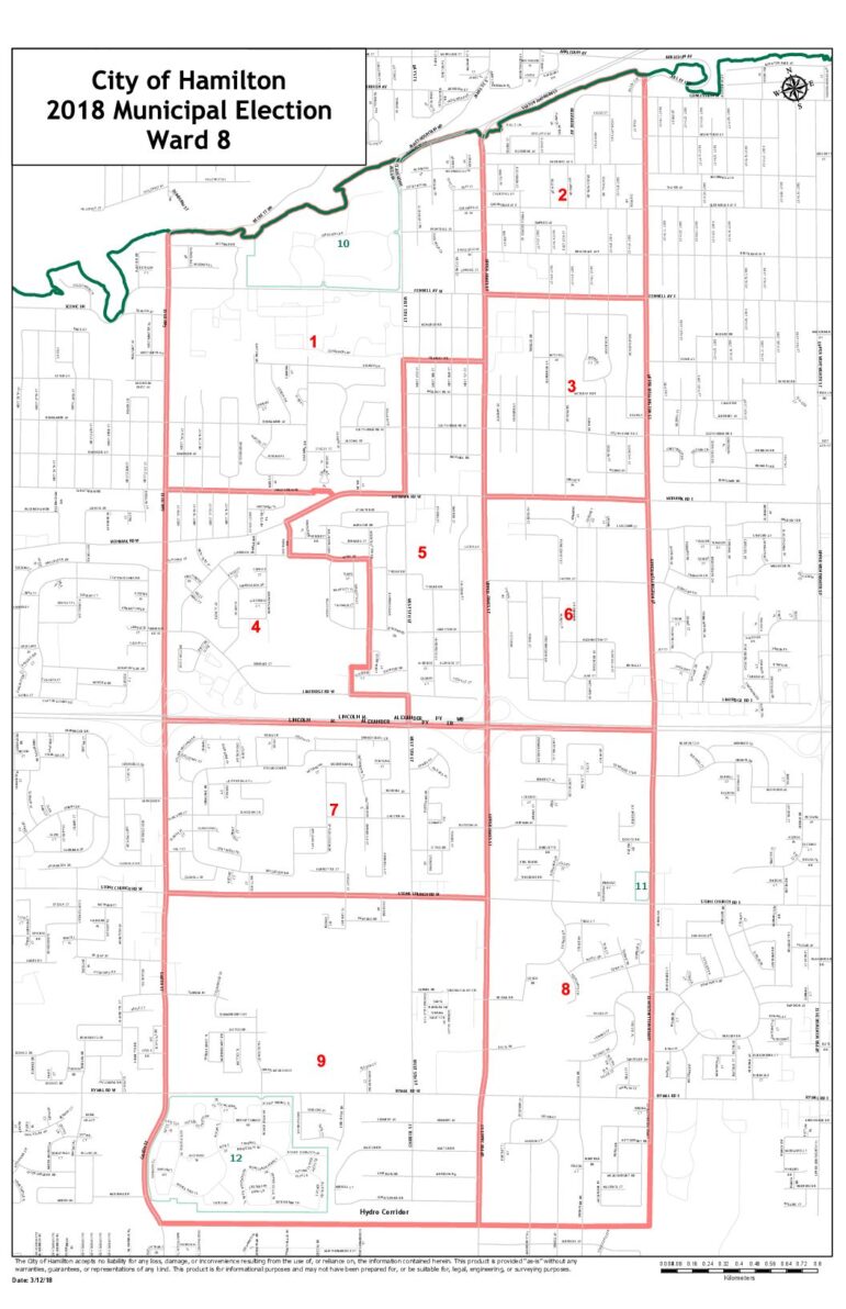 2018 Hamilton Municipal Election: Ward Polling Division Maps – TPR ...