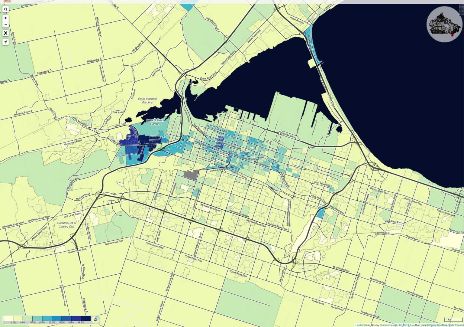 Census 2021 Hamilton Population Data: Unoccupied Units – TPR Hamilton ...