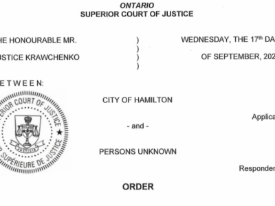 Hamilton Gets Injunction Against Parties in Advance of McMaster Homecoming