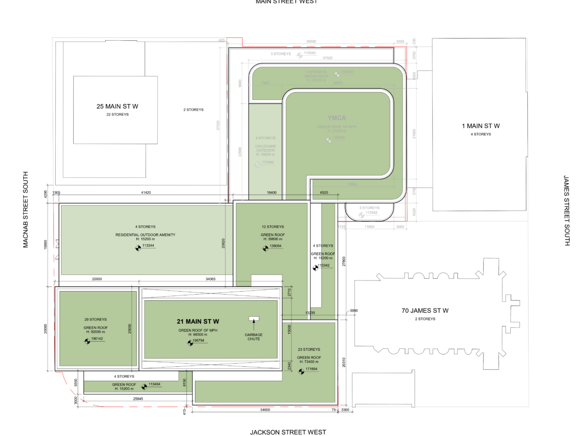 Revised Downtown Hamilton YMCA Rec Centre Larger, Residential Smaller With Only One Tower